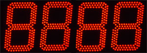 LED segment display 8 inch four digits